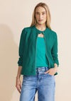 Street One Lightweight Knit Jacket, Green