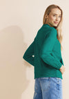 Street One Lightweight Knit Jacket, Green