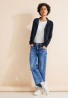 Street One Loose Fit Jacket, Navy