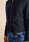 Street One Loose Fit Jacket, Navy