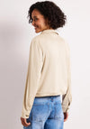 Street One Faux Suede Jacket, Neutral