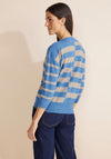 Street One Sweater Striped Print, Blue
