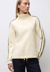 Street One Roll Neck Sweatshirt, Cream