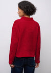 Street One Chenille Knit Jumper, Red