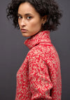 Street One Two Tone Roll Neck Jumper, Red