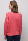 Street One Knit Round Neck Jumper, Pink