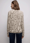 Street One Patterned Knit Jumper, Beige