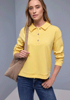 Street One Button up Polo Shirt, Yellow