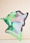 Street One Graphic Print Lightweight Scarf, Green Multi