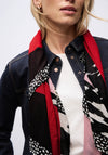 Street One Leopard Square Scarf, Black