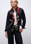 Street One Leopard Square Scarf, Black