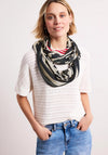 Street One Graphic Print Loop Scarf, Navy