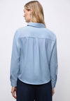 Street One Tape Side Short Shirt, Blue