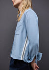 Street One Tape Side Short Shirt, Blue