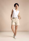 Street One Jersey Knit Shorts, Smooth Sand Beige