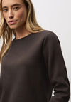 Street One Drawstring Hem Sweatshirt, Brown