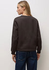 Street One Drawstring Hem Sweatshirt, Brown