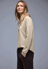 Street One Scuba Funnel Neck Sweatshirt, Beige