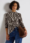 STREET ONE LTD QR DESSIN SHIRT TURTLE NECK