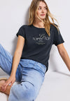 Street One Graphic Print T-Shirt, Navy