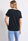 Street One Graphic Print T-Shirt, Navy