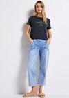 Street One Graphic Print T-Shirt, Navy