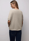Street One Scuba Leopard Pocket Top, Beige