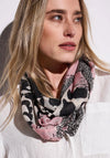 Street One Leopard Print Loop Scarf, Multi-Coloured