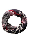Street One Leopard Print Loop Scarf, Multi-Coloured