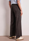 Street One Linen Wide Leg Trousers, Brown