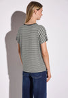 Street One Striped T-Shirt, Black