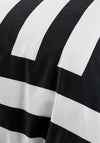 Style Sisters Monochrome Bold Stripe Duvet Cover Set, Black & White