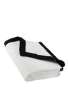 Style Sisters Monochrome Waffle Throw 150x220cm, White & Black