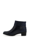 Suave Womens Paula Shimmer Heeled Boots, Navy