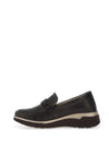 Suave Alderney Leather Slip On Loafers, Grey