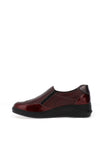 Suave Ava Leather Sip On Comfort Shoe, Wine