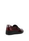 Suave Ava Leather Sip On Comfort Shoe, Wine