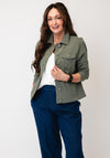 Sunday Denim-Look Jacket, Khaki