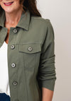 Sunday Denim-Look Jacket, Khaki