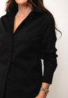 Sunday Cotton Blend Blouse, Black