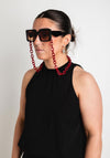 Serafina Collection Chain Link Sunglasses Chain, Red