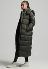 Superdry Womens Ripstop Longline Puffer Jacket, Green