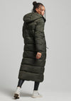 Superdry Womens Ripstop Longline Puffer Jacket, Green