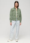 Superdry Womens 4 Pocket Chore Jacket, Jade Green