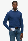 Superdry Essentials Cotton Sweater, Pilot Blue