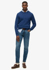 Superdry Essentials Cotton Sweater, Pilot Blue