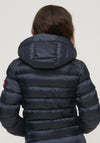 Superdry Womens  Fuji Hooded Padded Jacket, Eclipse Navy
