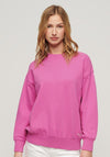 Superdry Womens Essential Logo Sweatshirt, Flash Pink