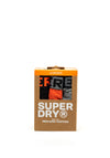 Superdry 3 Pack Organic Cotton Logo Waistband Boxers, Orange