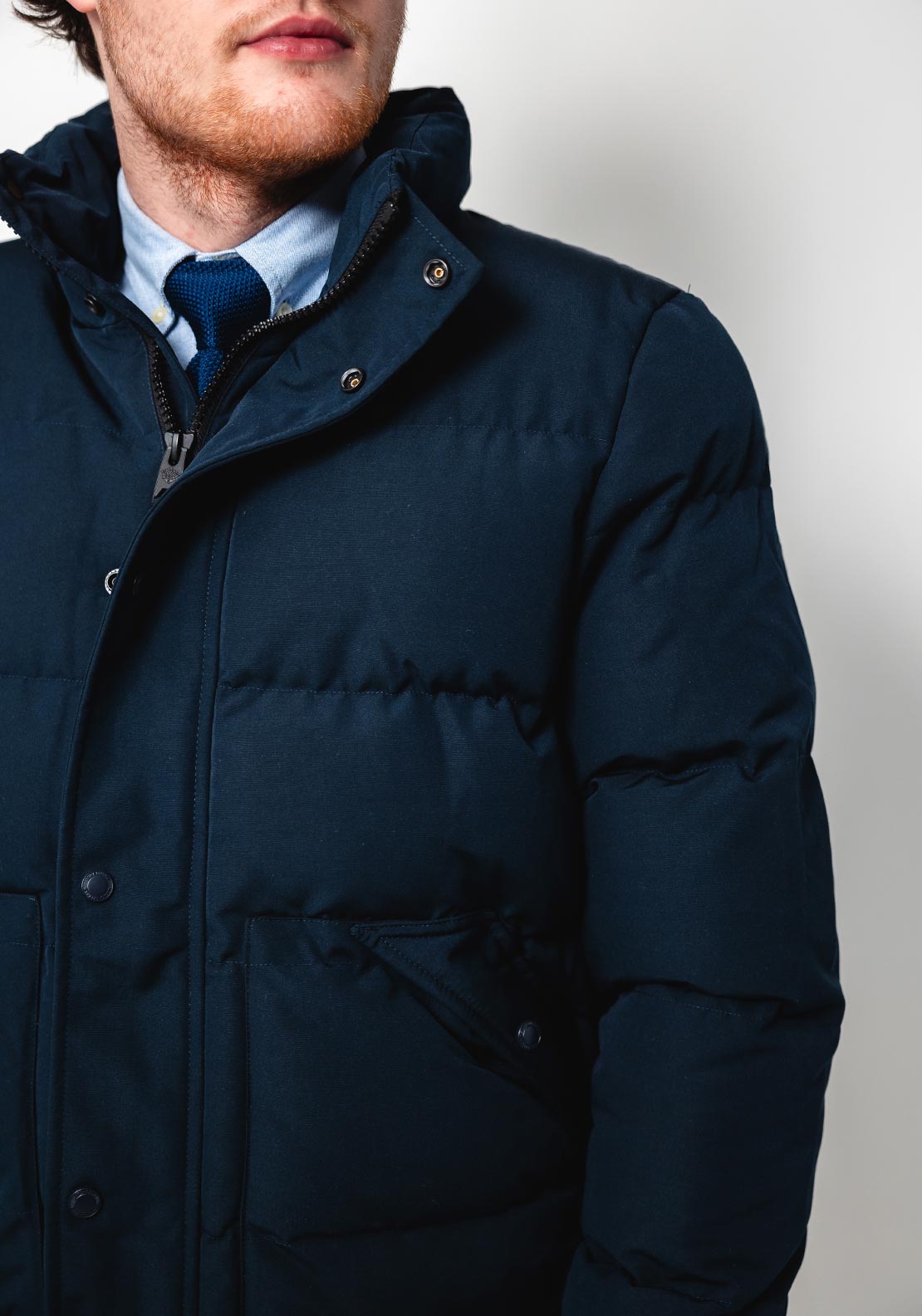 Superdry Everest Short Puffer Jacket, Eclipse Navy
